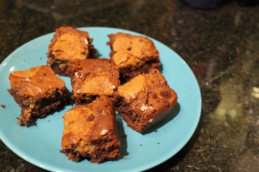 The ultimate dessert combination is the cookie brownie. (photo: Nikki Dulay)